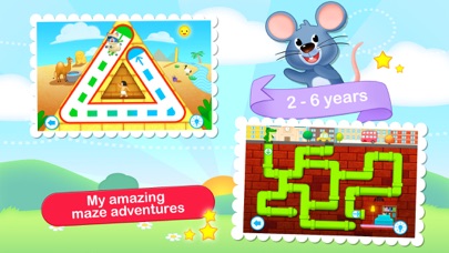 Toddler Maze 123 Pocket - Fun learning with Children animated puzzle game Screenshot 1