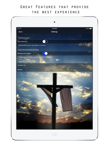 The Holy Bible Audiobook New Testament iPad screenshot 4 - Book app