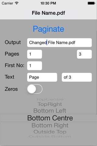 pdf Paginate Pro screenshot 3