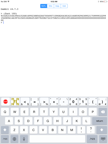 Screenshot #6 pour Gambit REPL
