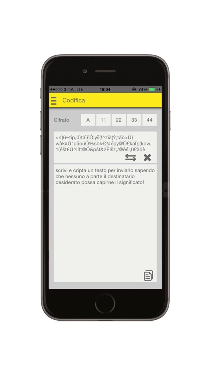 Cripto - send encrypted text!