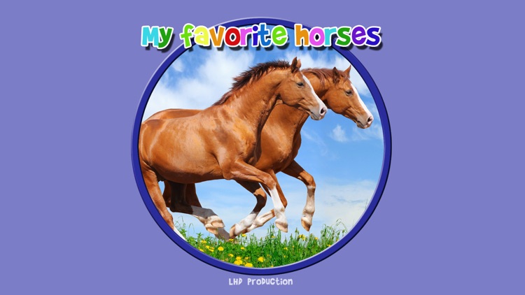 my favorite horses - free game for kids screenshot-0