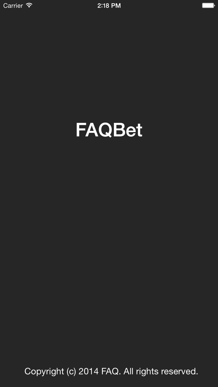 FAQBet screenshot 1