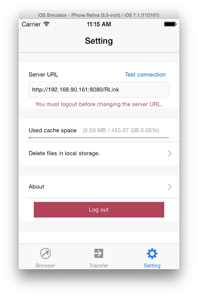 iPhone screenshot