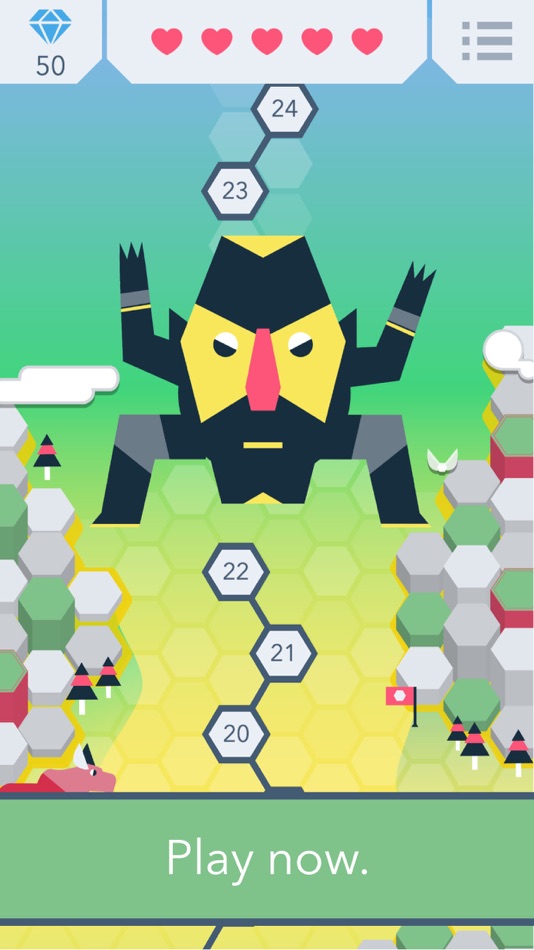 #5. Hexit - A minimal puzzle game (iOS) 由: ChimpWorks