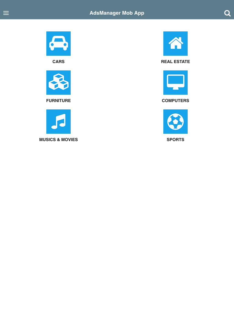 AdsManager Mobile Application
