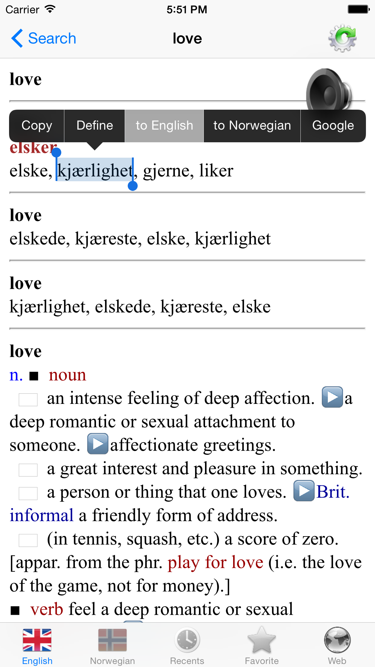 Norwegian English best dictionary