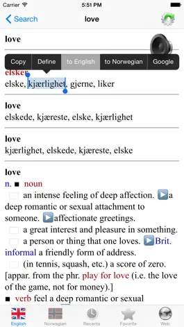 Game screenshot Norwegian English best dictionary hack