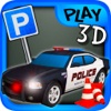 3D Downtown Parking Police muscle Cars Racing towtrucks ambulance Free Driving game