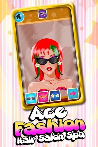 Ace Fashion Hair Salon Spa - Makeover Beauty game for girls free screenshot 4