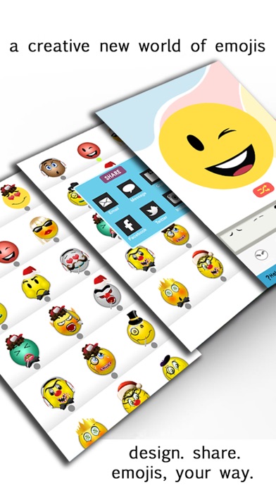 Screenshot #2 pour Emoji Maker - Make Your Own Emoticon Avatar Faces