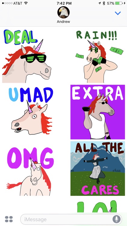 TayTay, the Magic Unicorn - Animated Stickers