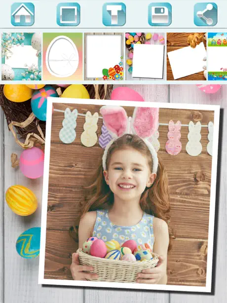 Happy Easter photo frames for album – Pic editor