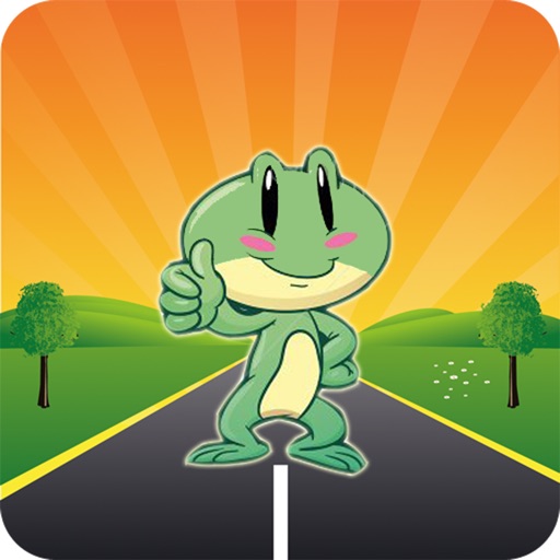 Funny Crossy - Frog Crossing Icon