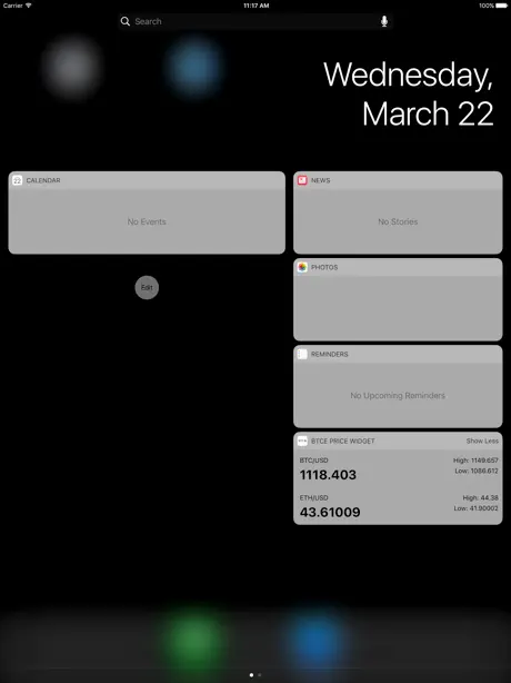 BTCE WEX Widget