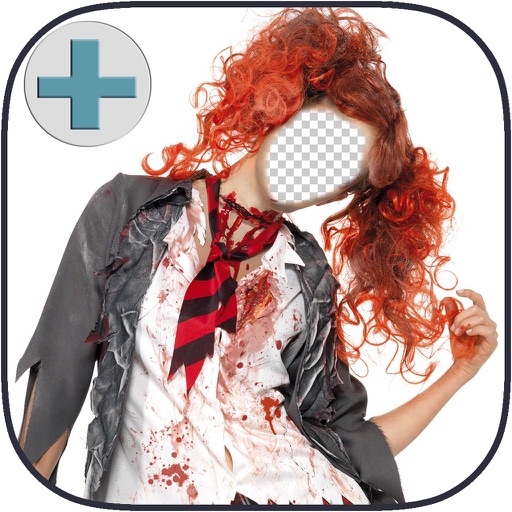 Halloween MakeOver-Place Face On Scary Images icon