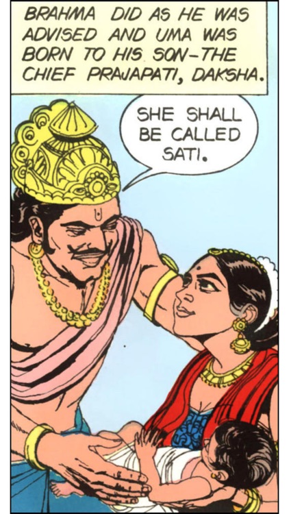 Sati and Shiva - Amar Chitra Katha Comics