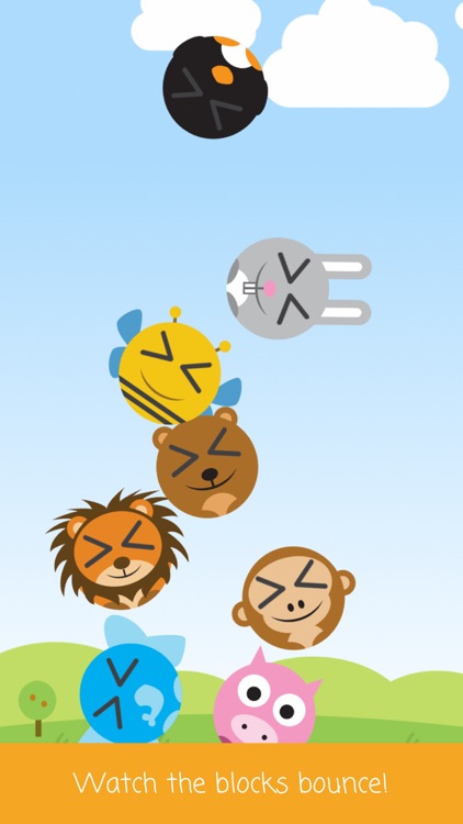 Baby Block Tower Tumble - Cause and Effect