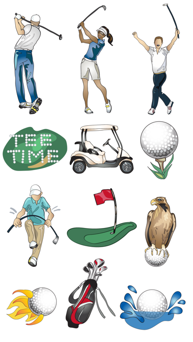 Golf Stickers & Emojis Screenshot