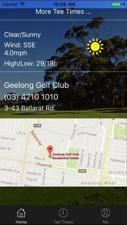 Geelong Golf Tee Times