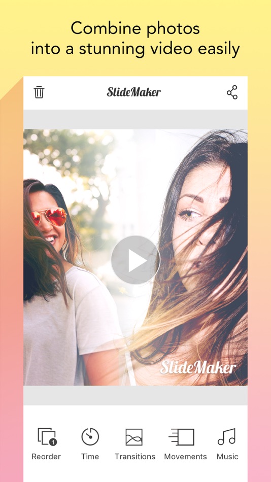Slide Maker - Add Music to Photos & Make Slideshow - 2.3 - (iOS)