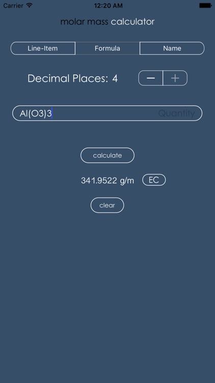 the molar mass calculator
