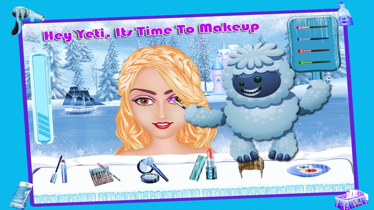 Ice Queen Party Makeup