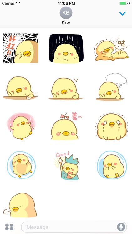 Kaii The Litte Kitten Japanese Sticker