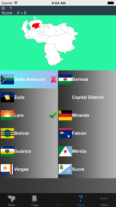 How to cancel & delete Venezuela State Maps, Flags and Capitals from iphone & ipad 1