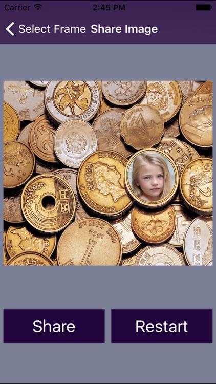 Photo On Coin Photo Frame