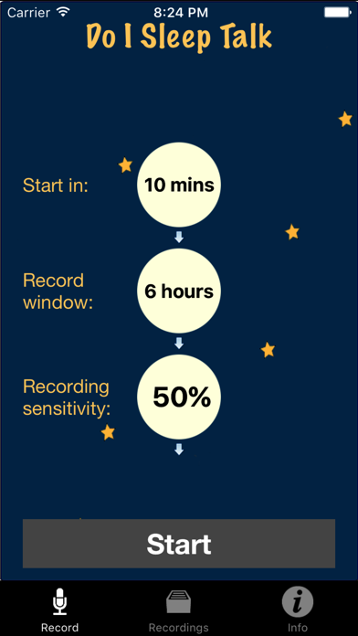 Do I Sleep Talk: Record snore and sleep talking Screenshot