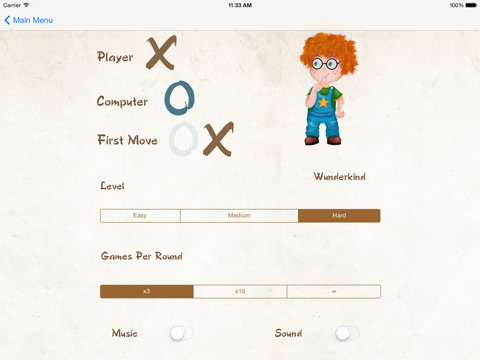 Tic Tac Toe - Back to School screenshot 4