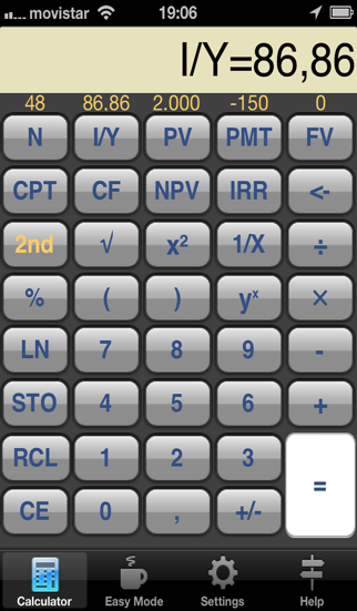 Screenshot #1 pour Calculatrice Financière