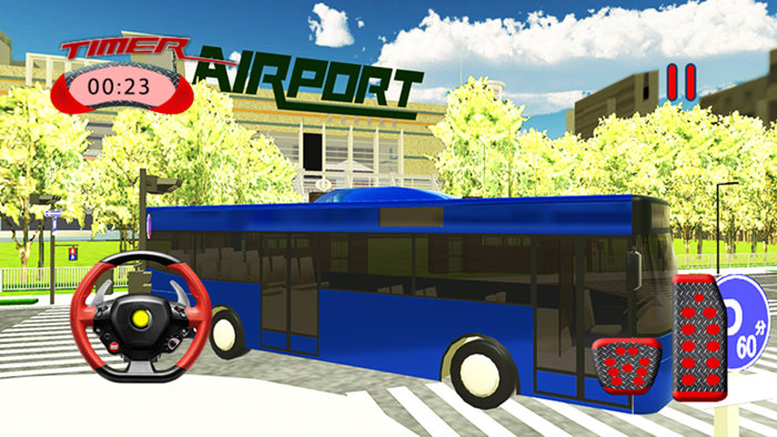 Airport Bus Service- Truck Driving Simulator