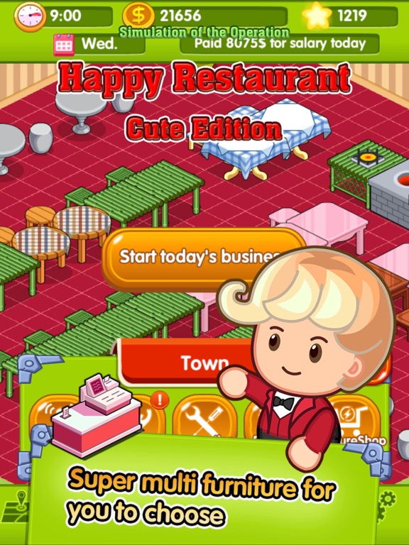 Screenshot #4 pour Happy Restaurant cute edition