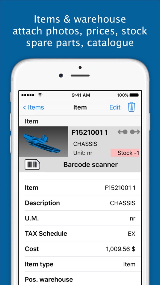 #2. Salesforce - CRM ERP Hours (iOS) 由: ProjectSoft
