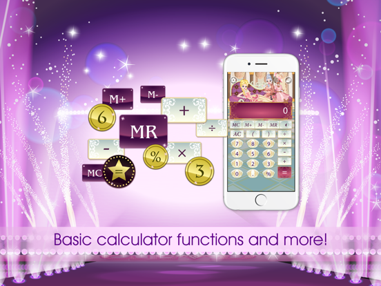 Star Girl Calculator iPad screenshot 3 - Productivity app
