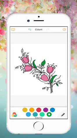 Game screenshot Kid Coloring Flowers Book - Drawings Art mod apk