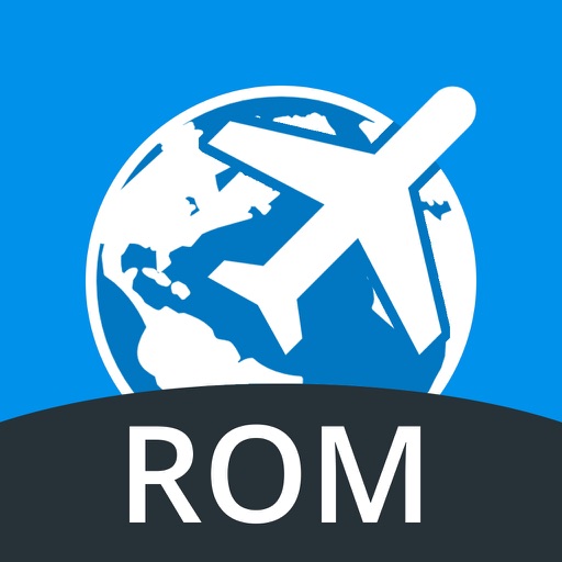 Rome Travel Guide with Offline Street Map icon
