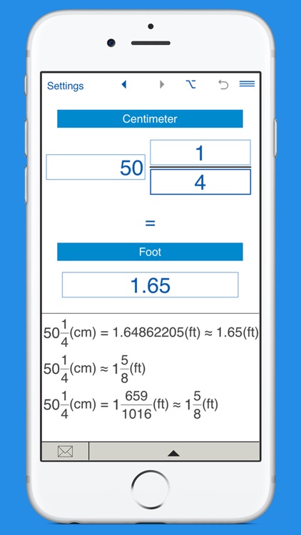 Feet to centimeters and cm to ft length converter screenshot-3