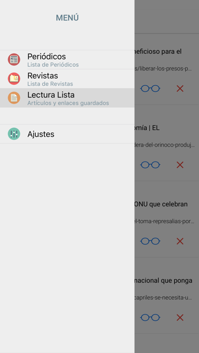 PERIÓDICOS y REVISTAS de VENEZUELA iPhone screenshot 5 - News app