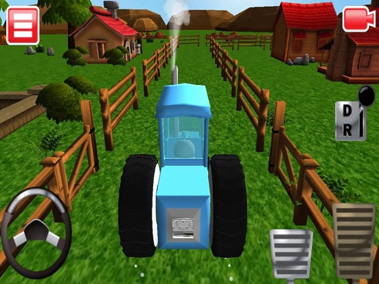 Crazy Farm Tractor Parking Sim-ulator iPad screenshot