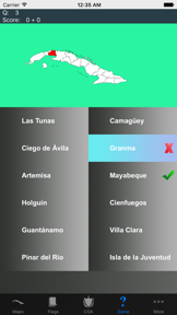 Cuba Provinces Maps and Capitals screenshot