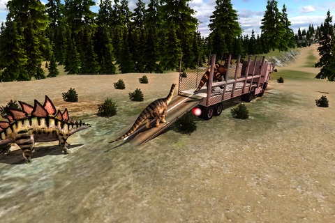 Off-Road Dino Transport Truck & Flight Simulator screenshot 4