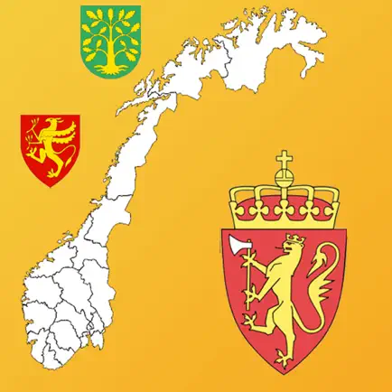 Norway County Maps and Capitals Cheats