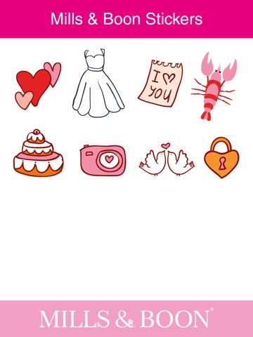 Mills & Boon Happy Ever After iMessage Stickersのおすすめ画像3