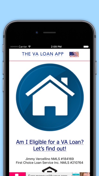 The VA loan app