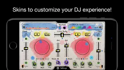 Screenshot 5 di 5 di deej - DJ turntable. Mix, record, share your music