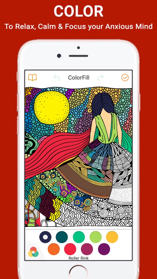 ColorSip Calm Relax Focus Coloring Book for Adults - 1.4 - (iOS)