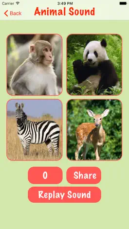 Game screenshot Animal Sounds - Easy learning app for kids apk